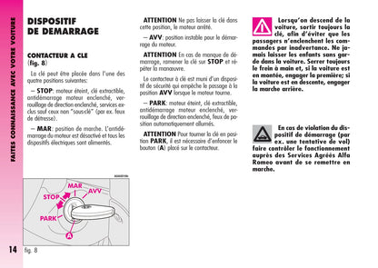 2007-2011 Alfa Romeo GT Owner's Manual | French