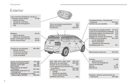 2016 Citroën C4 Picasso/Grand C4 Picasso Owner's Manual | Spanish