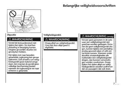 1997-2005 Chevrolet Trans Sport Owner's Manual | Dutch
