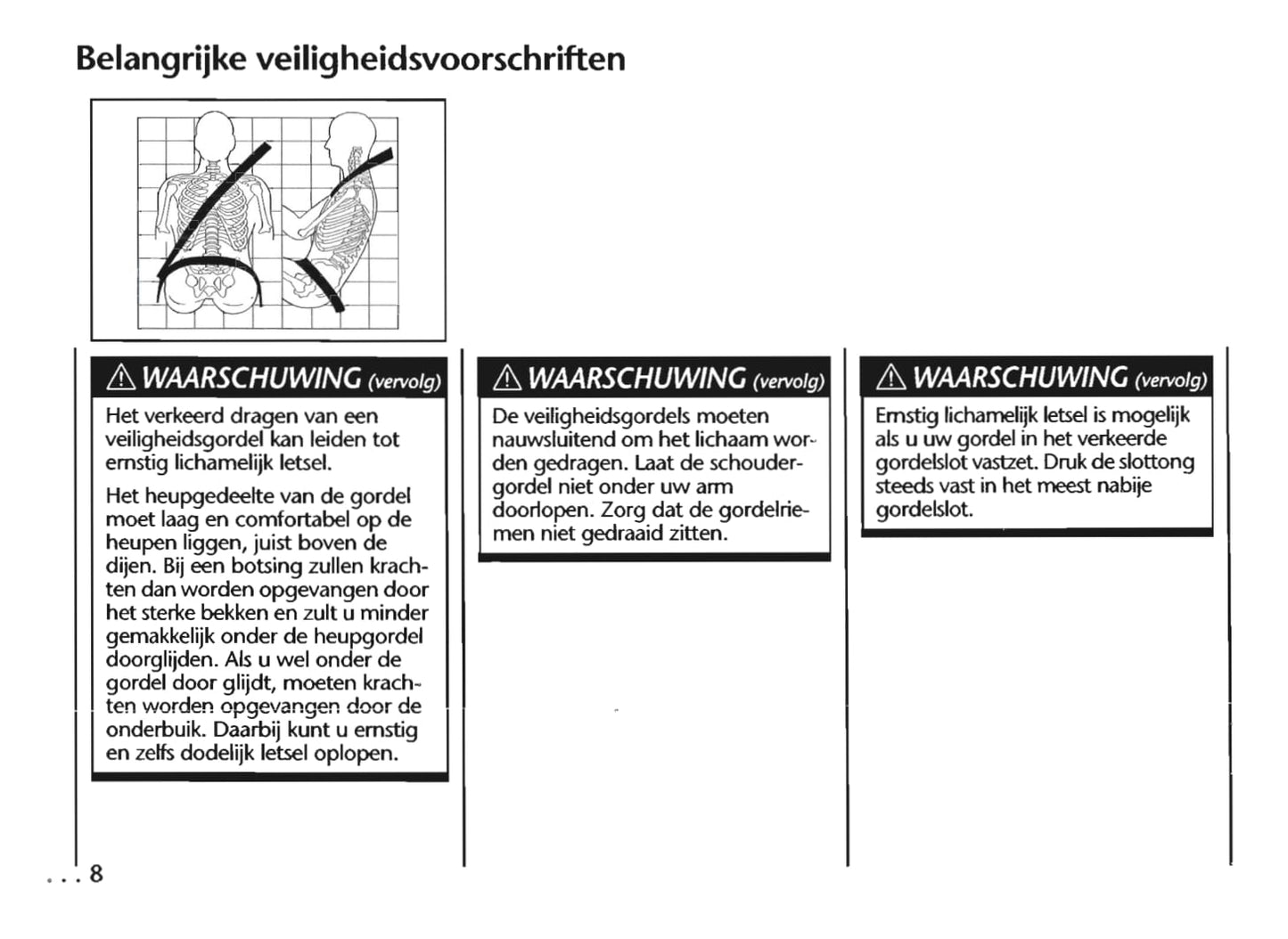 1997-2005 Chevrolet Trans Sport Gebruikershandleiding | Nederlands