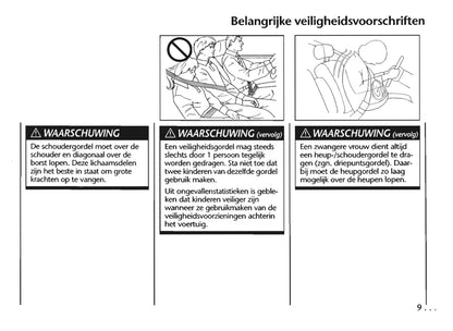 1997-2005 Chevrolet Trans Sport Gebruikershandleiding | Nederlands