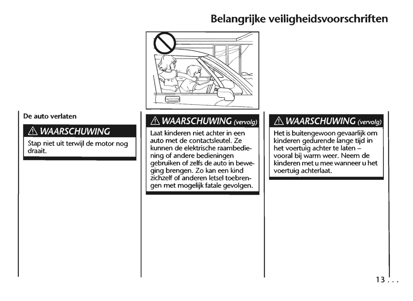 1997-2005 Chevrolet Trans Sport Gebruikershandleiding | Nederlands