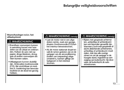 1997-2005 Chevrolet Trans Sport Gebruikershandleiding | Nederlands