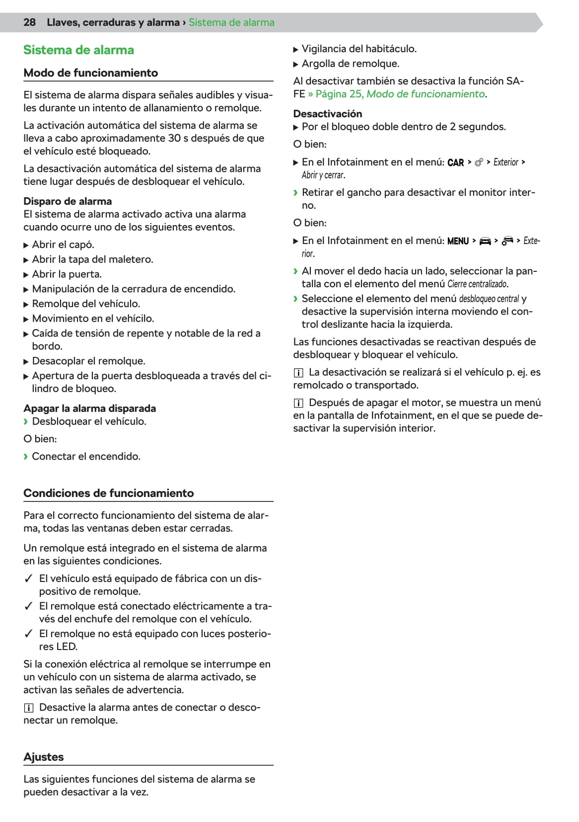 2020 Skoda Octavia Owner's Manual | Spanish