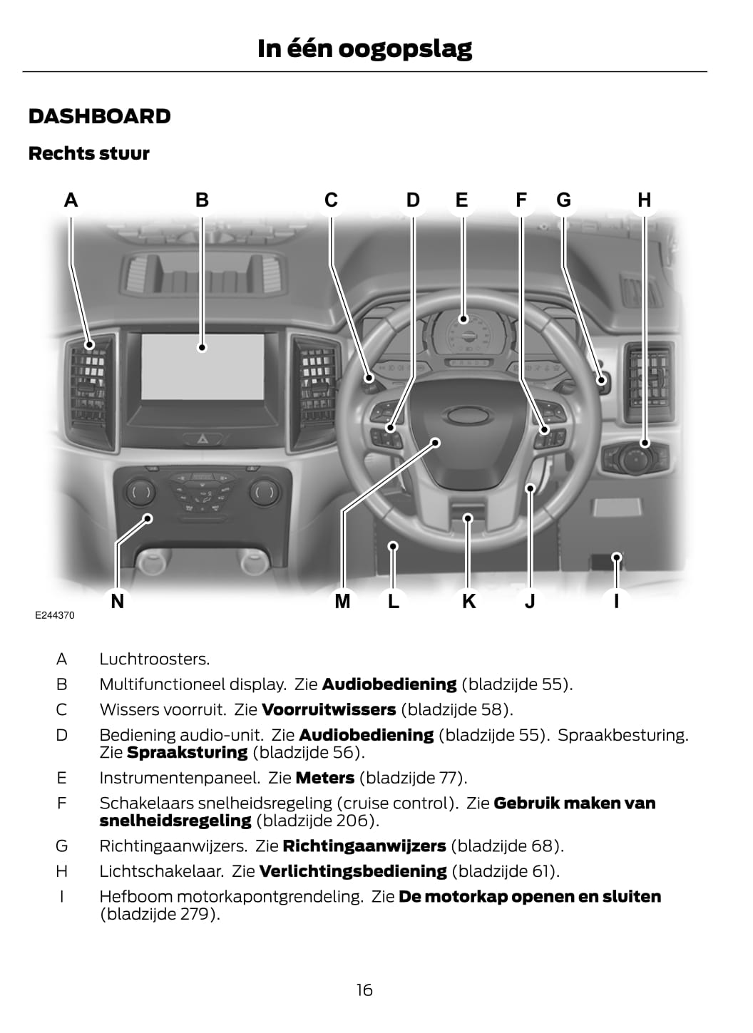 2019-2020 Ford Ranger Owner's Manual | Dutch