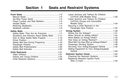 2006 Chevrolet Corvette Owner's Manual | English