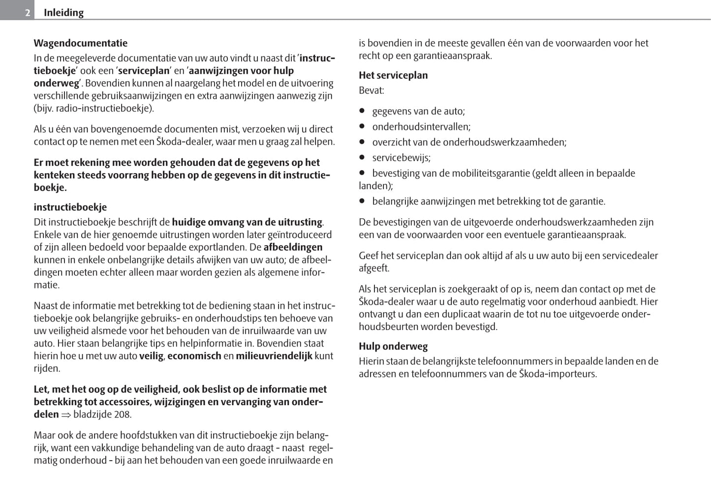 2006-2010 Skoda Roomster Bedienungsanleitung | Niederländisch