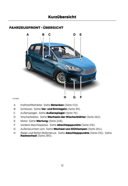 2015 Ford C-Max Gebruikershandleiding | Duits