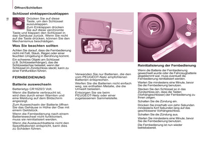 2011-2012 Peugeot Partner Tepee Owner's Manual | German