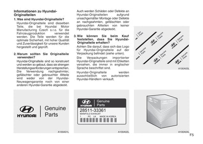 2010-2011 Hyundai i20 Bedienungsanleitung | Deutsch