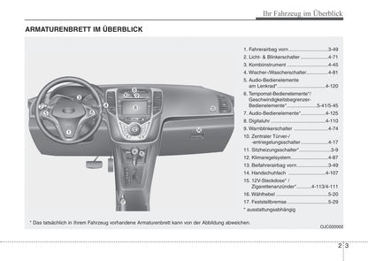 2010-2011 Hyundai i20 Owner's Manual | German