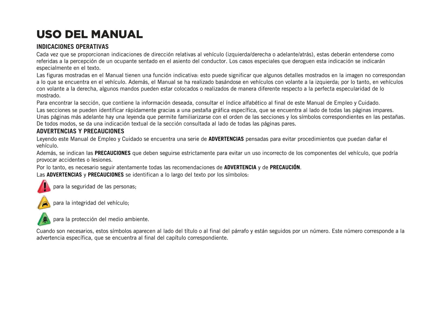 2020-2021 Jeep Renegade Owner's Manual | Spanish