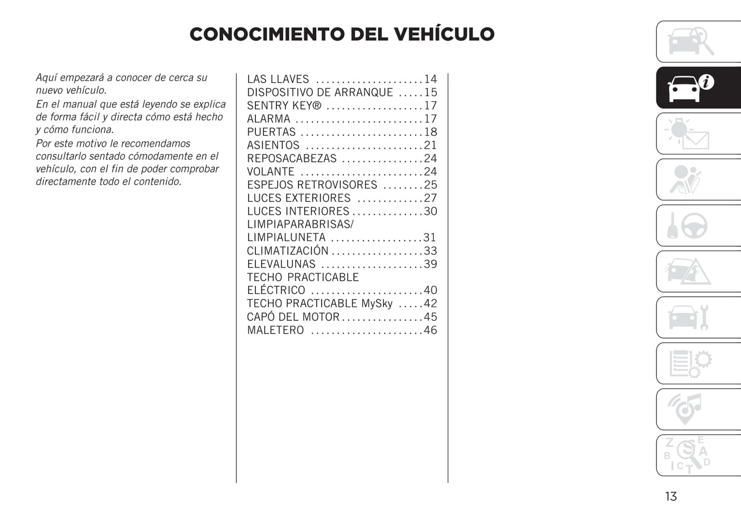 2018-2023 Jeep Renegade Bedienungsanleitung | Spanisch