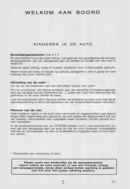 1998-2001 Citroën Xantia Manuel du propriétaire | Néerlandais