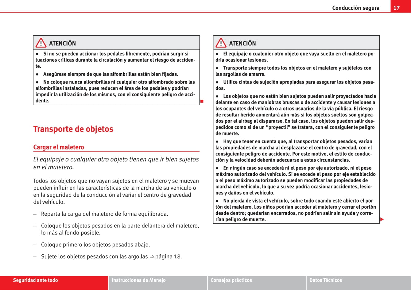 2009-2012 Seat Leon Manuel du propriétaire | Espagnol