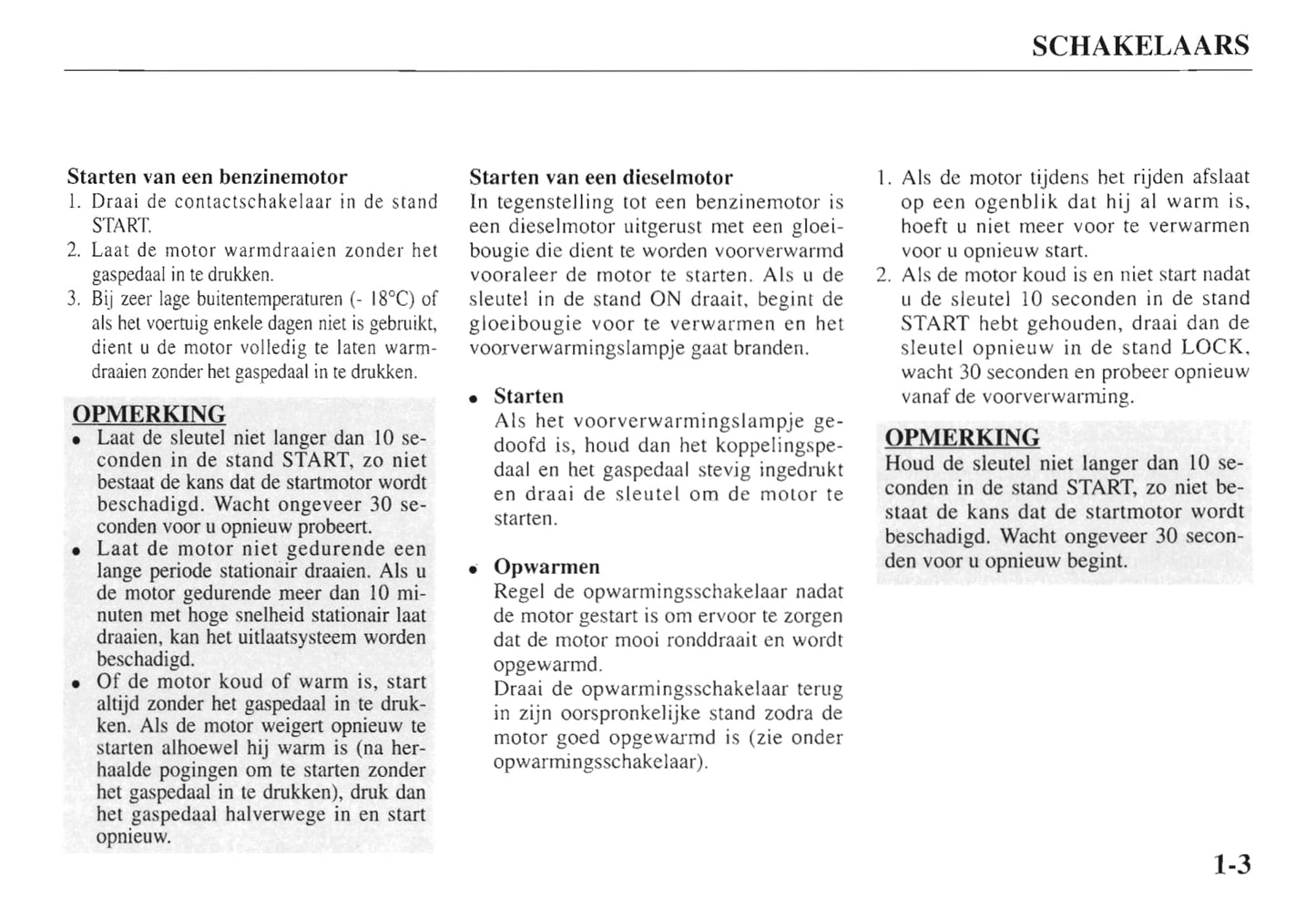 1997-1998 Kia Sportage Bedienungsanleitung | Niederländisch