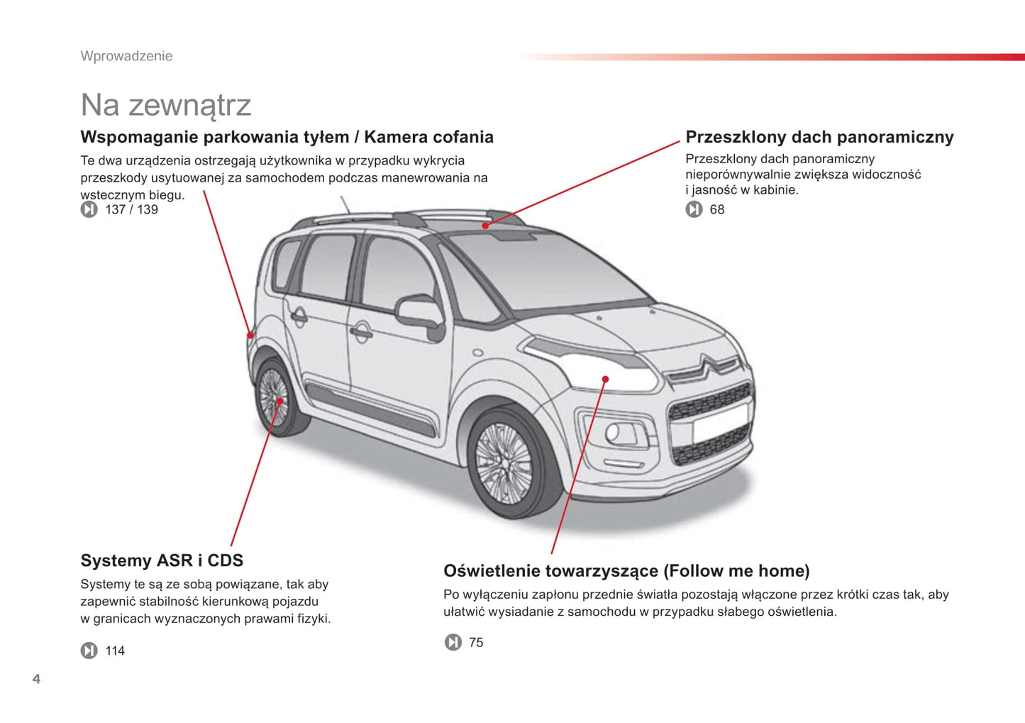 2015-2017 Citroën C3 Picasso Owner's Manual | Polish