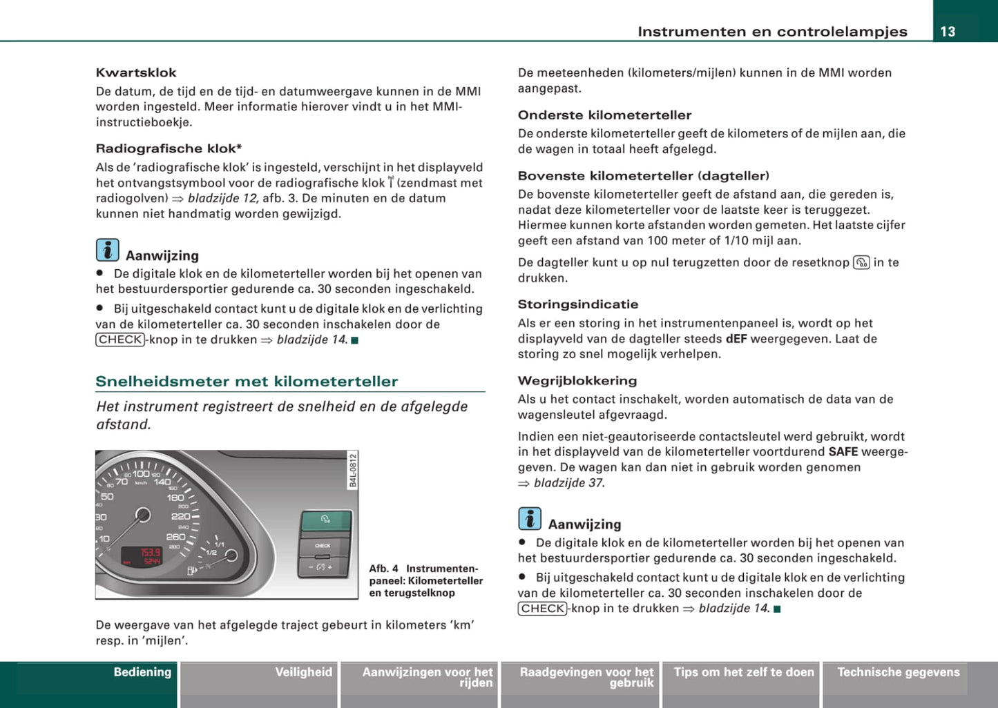 2008-2011 Audi A6 Manuel du propriétaire | Néerlandais