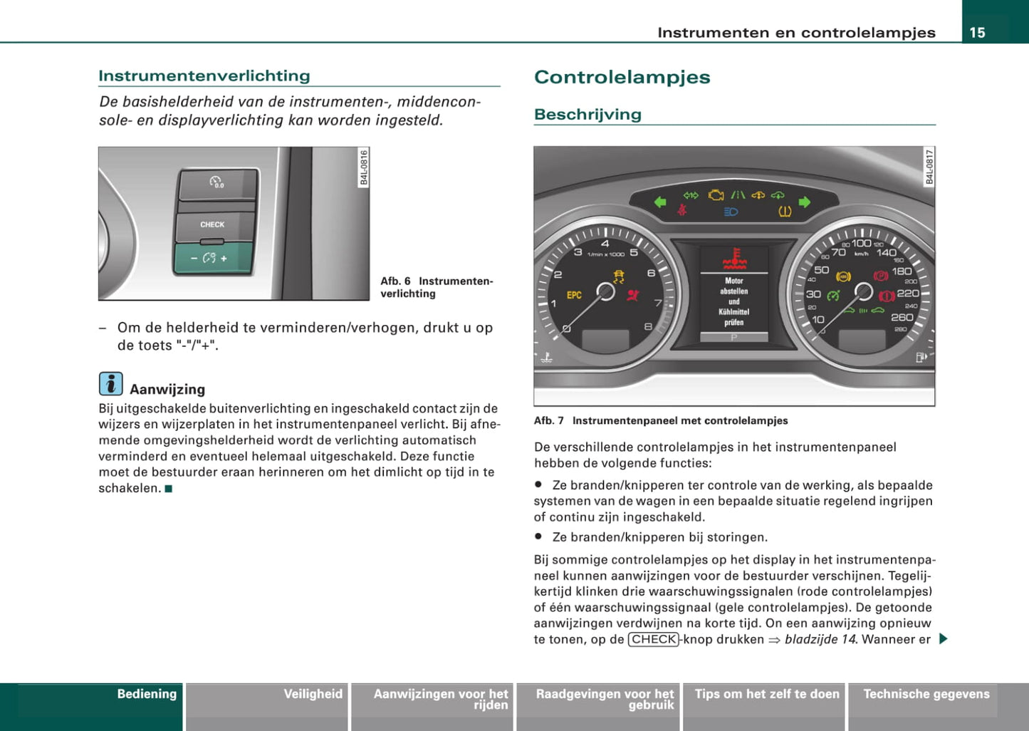 2008-2011 Audi A6 Manuel du propriétaire | Néerlandais