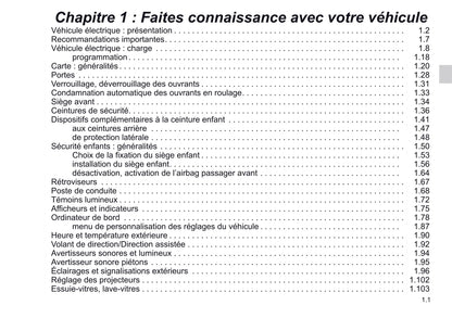 2019-2021 Renault Zoe Manuel du propriétaire | Français