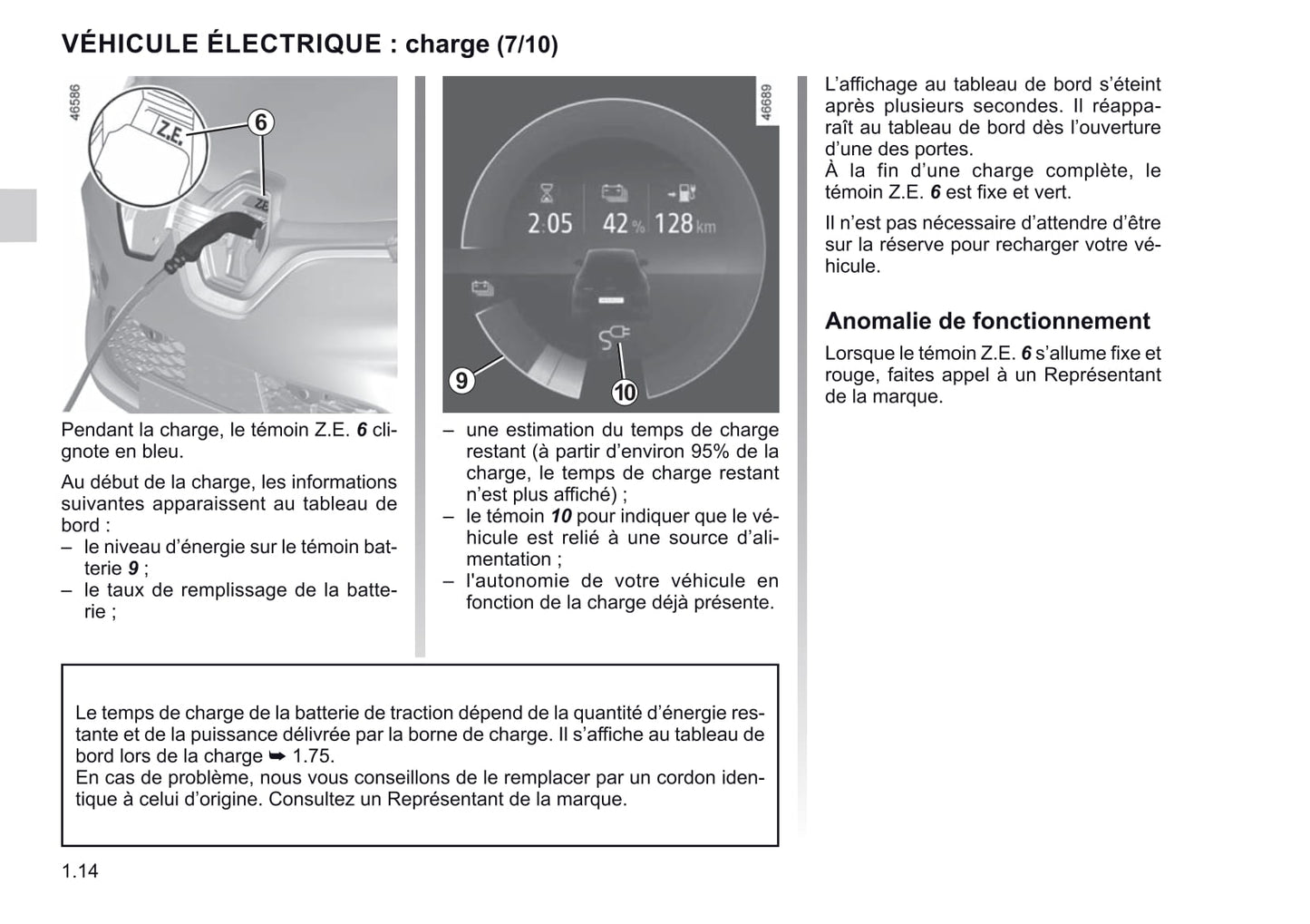 2019-2020 Renault Zoe Gebruikershandleiding | Frans