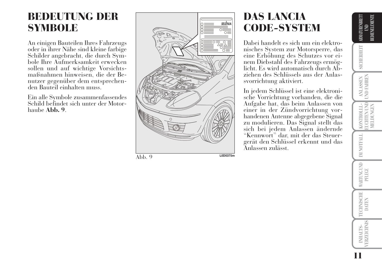 2004-2008 Lanica Musa Gebruikershandleiding | Duits