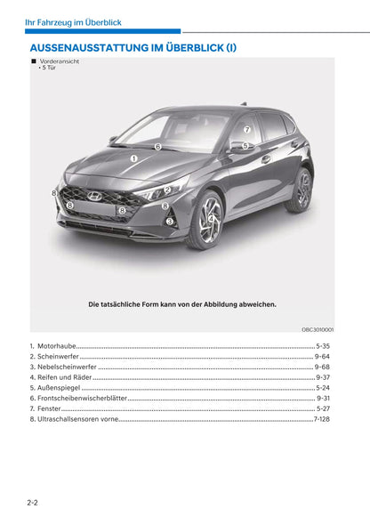 2020-2021 Hyundai i20 Gebruikershandleiding | Duits