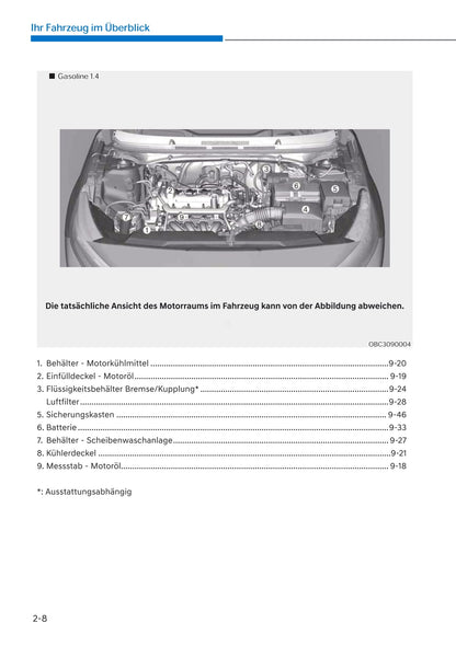 2020-2021 Hyundai i20 Bedienungsanleitung | Deutsch