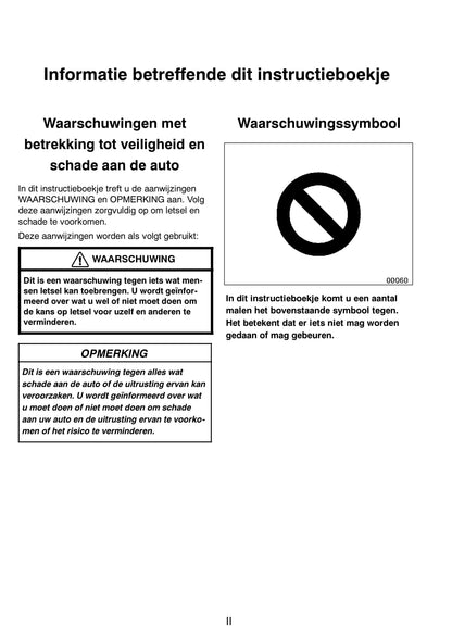 2005-2006 Toyota Yaris Gebruikershandleiding | Nederlands