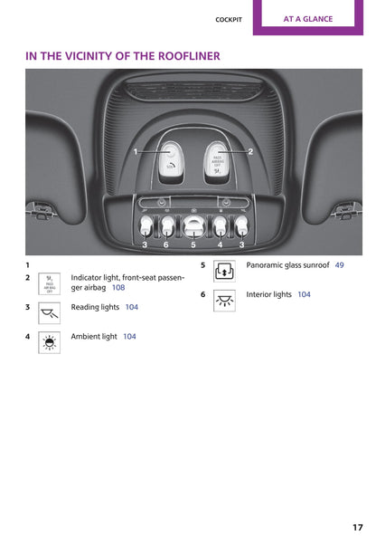 2015-2019 Mini Clubman Bedienungsanleitung | Englisch