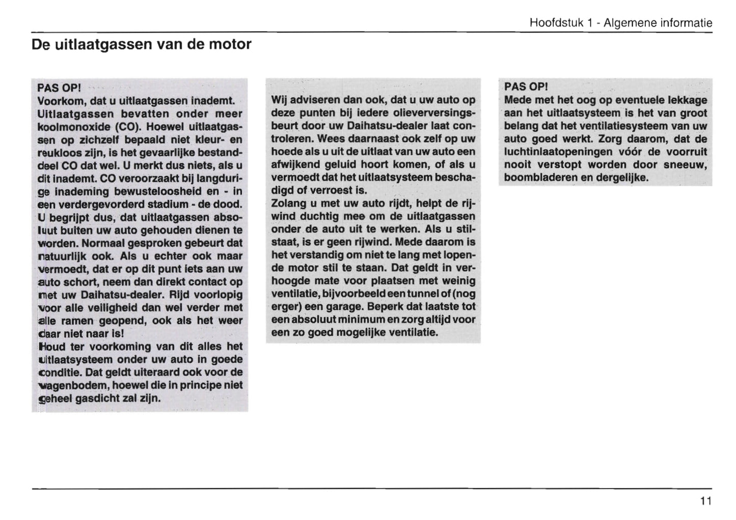 1999-2002 Daihatsu Move Gebruikershandleiding | Nederlands