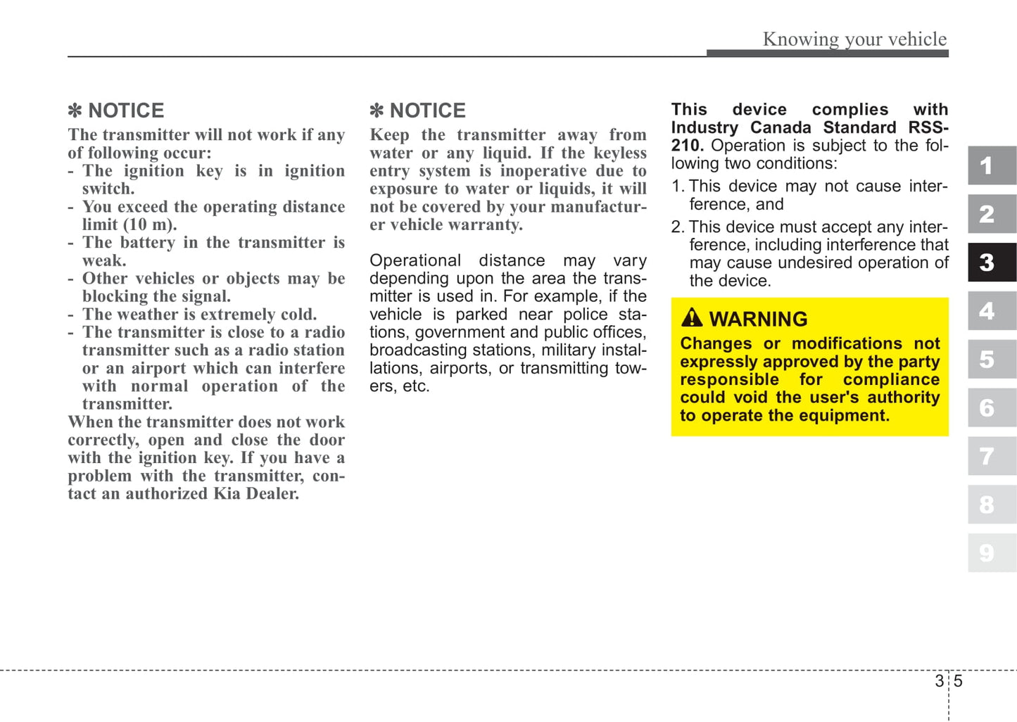 2005-2006 Kia Spectra Owner's Manual | English