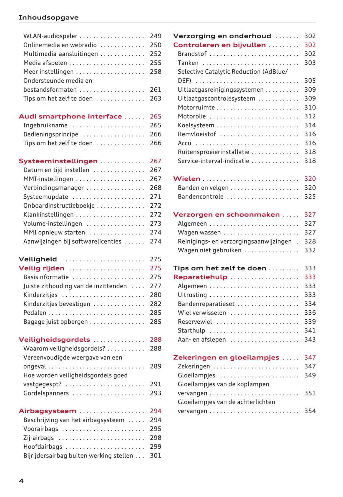 2016-2018 Audi Q2 Bedienungsanleitung | Niederländisch