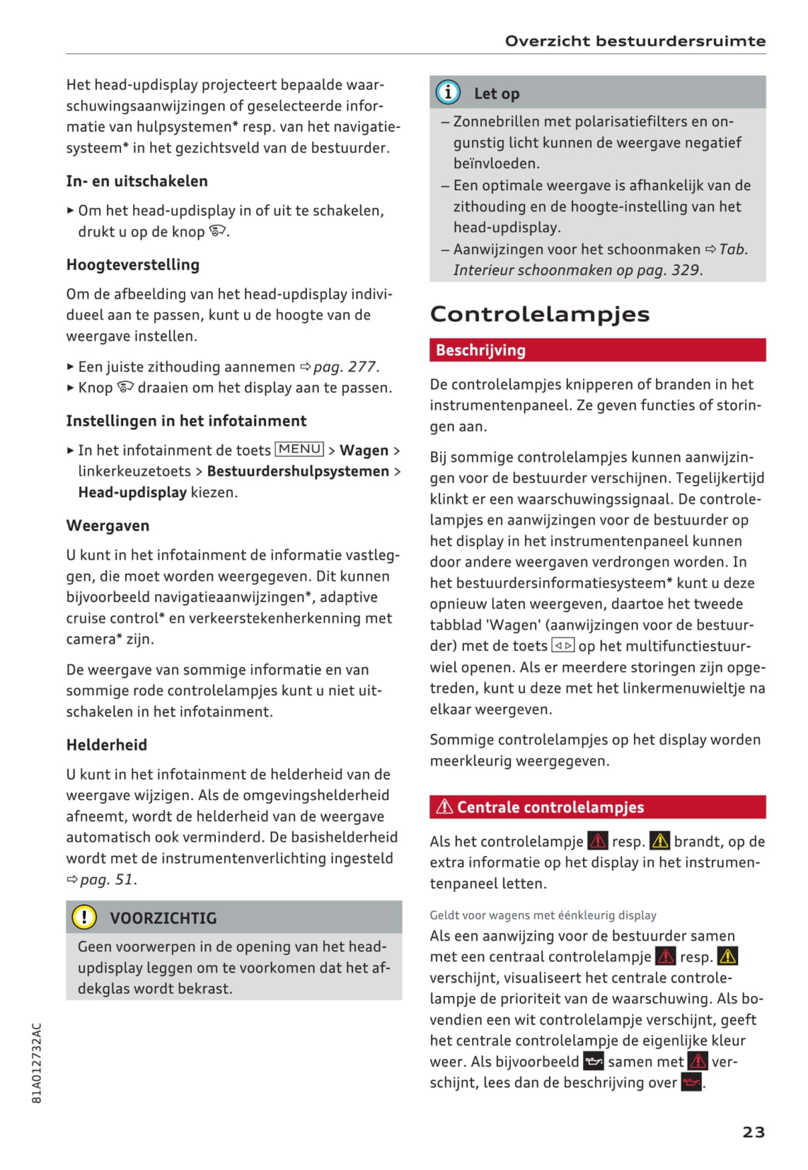 2016-2018 Audi Q2 Owner's Manual | Dutch