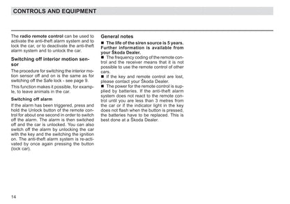 2003-2004 Skoda Octavia Owner's Manual | English