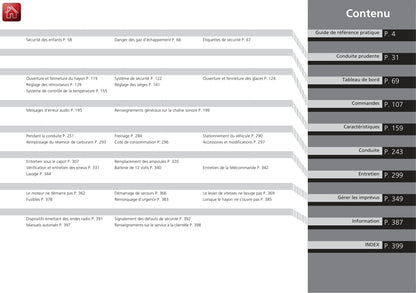 2013-2014 Honda CR-Z Manuel du propriétaire | Français