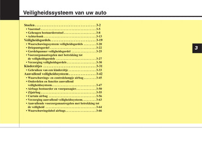 2012-2013 Kia Cee'd Owner's Manual | Dutch