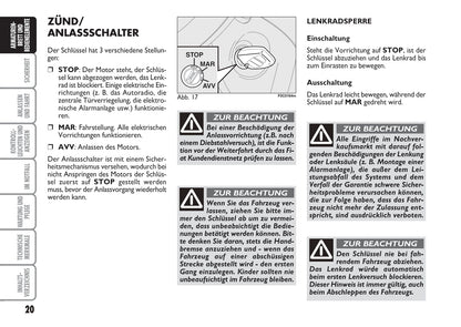 2006-2007 Fiat Stilo Owner's Manual | German