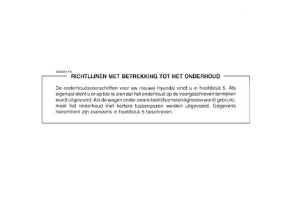 2002-2003 Hyundai Getz Bedienungsanleitung | Niederländisch