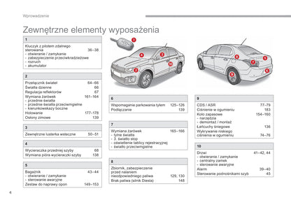 2017 Citroën C-Elysée Owner's Manual | Polish