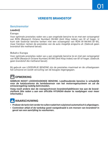 2021-2022 Hyundai i20 Owner's Manual | Dutch