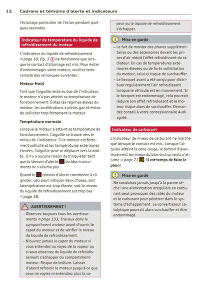 2012-2015 Audi R8 Manuel du propriétaire | Français