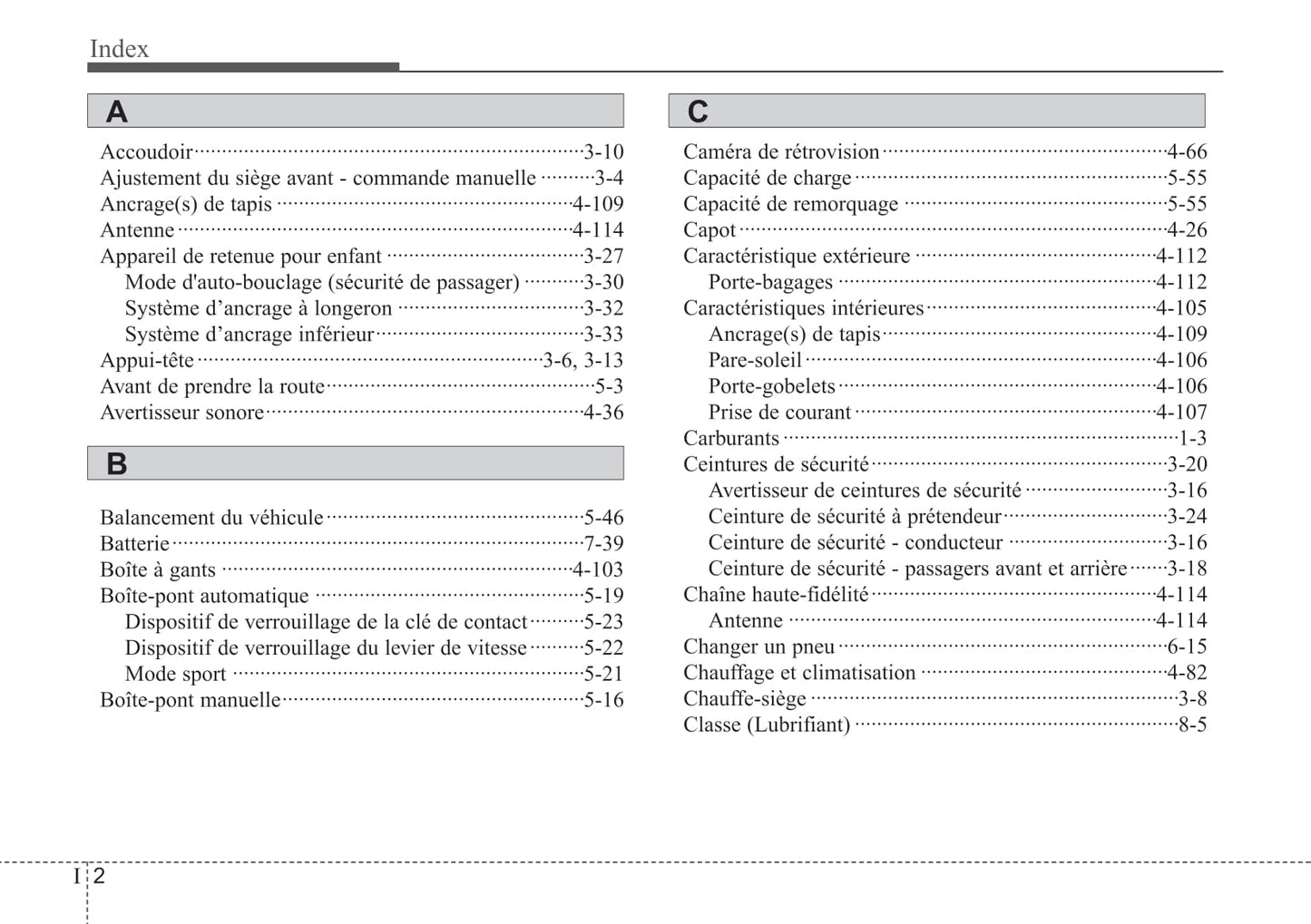 2012 Kia Soul Owner's Manual | French