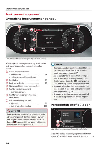 2018-2023 Audi e-tron Bedienungsanleitung | Niederländisch