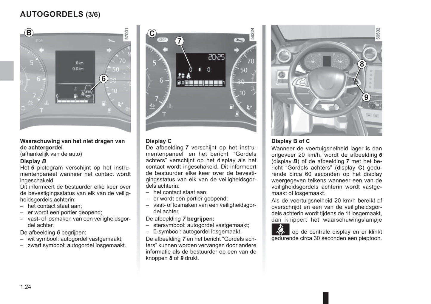 2021-2023 Dacia Duster Owner's Manual | Dutch