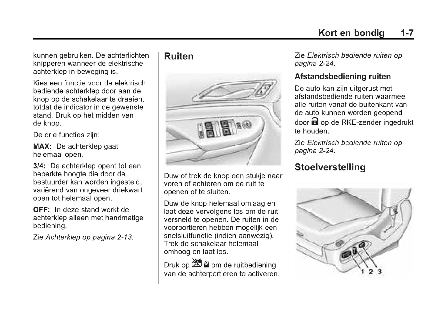 2015-2017 Cadillac SRX Bedienungsanleitung | Niederländisch