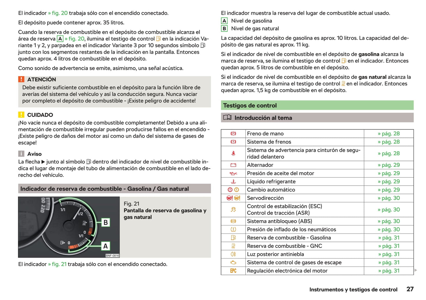 2018-2019 Skoda Citigo Owner's Manual | Spanish