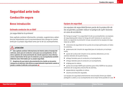 2000-2010 Seat Alhambra Gebruikershandleiding | Spaans