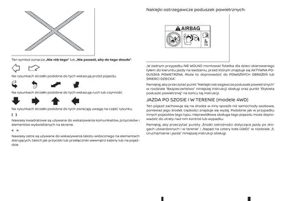 2018-2019 Renault Alaskan Owner's Manual | Polish