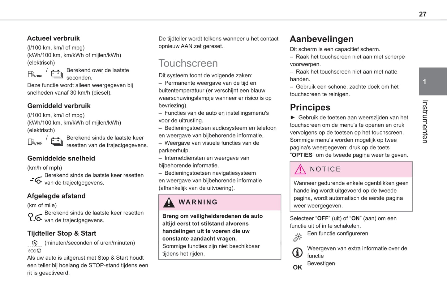 2020-2021 Toyota Proace Van/Proace Verso Owner's Manual | Dutch
